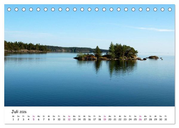 Produktbild: S&uuml;dschweden Smaland 2026 (Tischkalender 2026 DIN A5 quer), CALVENDO Monatskalender