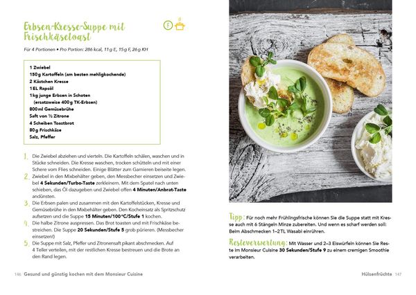Produktbild: Gesund und g&uuml;nstig kochen mit dem Monsieur Cuisine