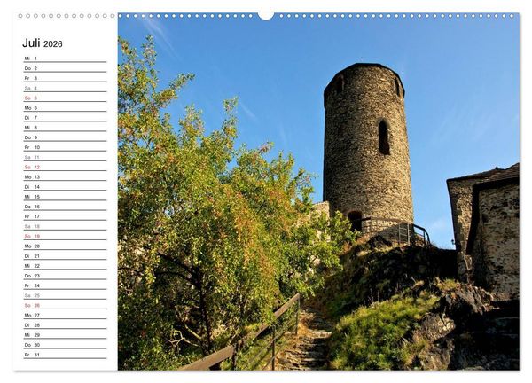 Produktbild: Tschechien - Die Burg Strekov (hochwertiger Premium Wandkalender 2026 DIN A2 quer), Kunstdruck in Hochglanz