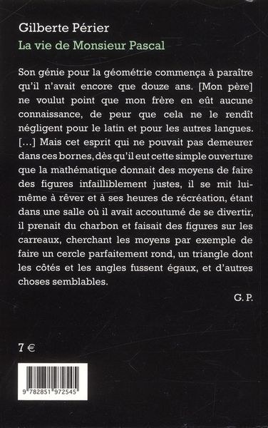 Produktbild: La Vie de Monsieur Pascal