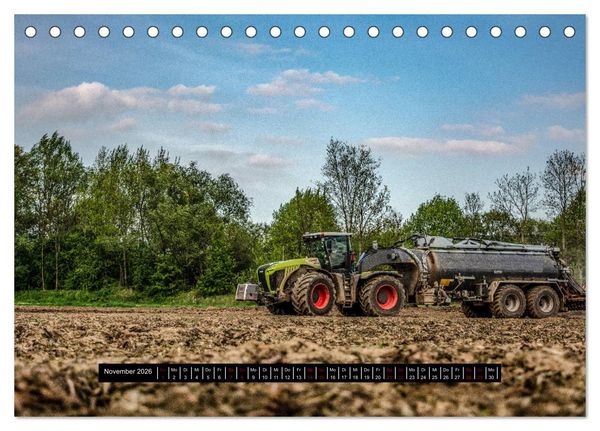 Produktbild: Landwirtschaft - Von der Saat bis zur Ernte (Tischkalender 2026 DIN A5 quer), CALVENDO Monatskalender