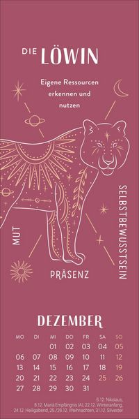 Produktbild: Krafttiere Lesezeichen & Kalender 2027