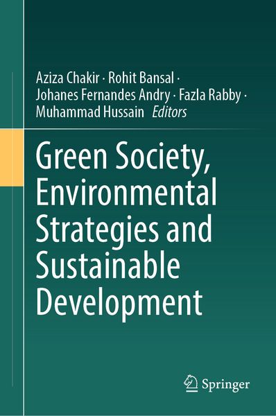 Produktbild: Green Society, Environmental Strategies and Sustainable Development
