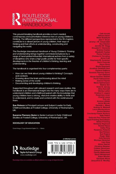 Produktbild: The Routledge International Handbook of Young Children's Thinking and Understanding