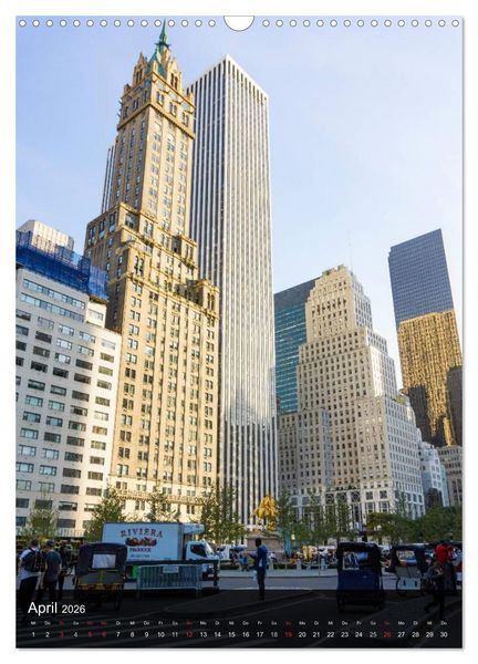 Produktbild: New York Wolkenkratzer (Wandkalender 2026 DIN A3 hoch), CALVENDO Monatskalender