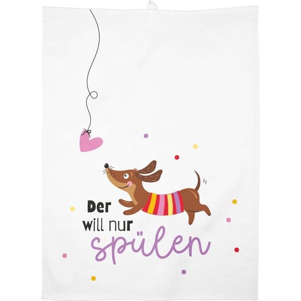Produktbild: Zauber-Geschirrtuch Dackel