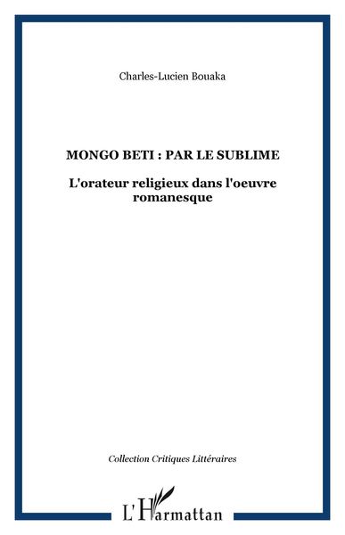 Produktbild: Mongo Beti : par le sublime