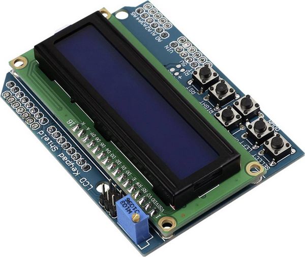 Produktbild: TRU COMPONENTS Display-Modul 5.6 cm (2.22 Zoll) 16 x 2 Pixel Passend f&uuml;r (Entwicklungskits): Arduino mit Hintergrundbeleuchtung