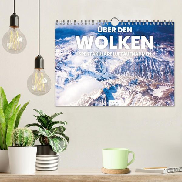 Produktbild: &Uuml;ber den Wolken - Spektakul&auml;re Luftaufnahmen (Wandkalender 2026 DIN A4 quer), CALVENDO Monatskalender