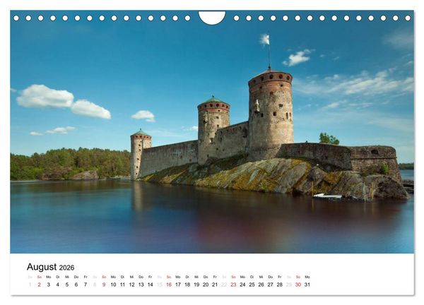 Produktbild: Finnland: Land der 1000 Seen (Wandkalender 2026 DIN A4 quer), CALVENDO Monatskalender