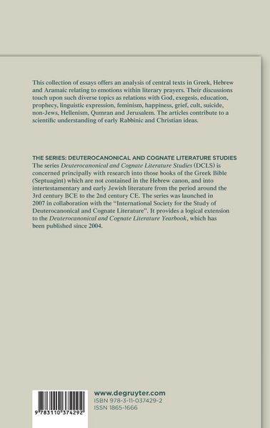 Produktbild: Ancient Jewish Prayers and Emotions