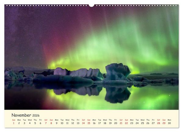 Produktbild: Amazing Nature of Iceland (Wall Calendar 2026 DIN A2 landscape), CALVENDO 12 Month Wall Calendar