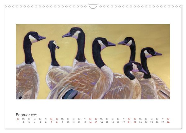 Produktbild: Auf leichten Schwingen - Zugv&ouml;gel (Wandkalender 2026 DIN A3 quer), CALVENDO Monatskalender