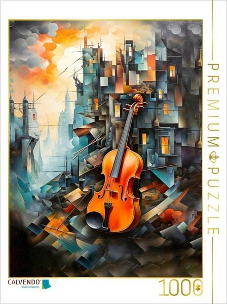 Produktbild: CALVENDO Puzzle Die Geige | 1000 Teile Lege-Gr&ouml;&szlig;e 64x48cm Foto-Puzzle f&uuml;r gl&uuml;ckliche Stunden