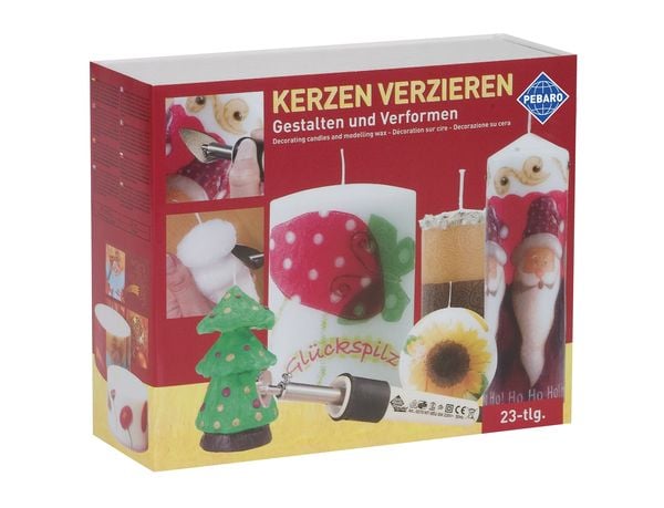 Produktbild: PEBARO 0277W - Kerzen verzieren - Gestalten und Verformen, Kreativset