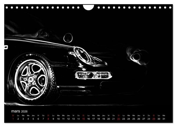Produktbild: 911 Lignes (Calendrier mural 2026 DIN A4 vertical), CALVENDO calendrier mensuel
