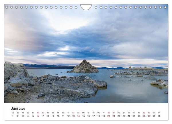 Produktbild: Naturparadiese zwischen Los Angeles und Las Vegas (Wandkalender 2026 DIN A4 quer), CALVENDO Monatskalender