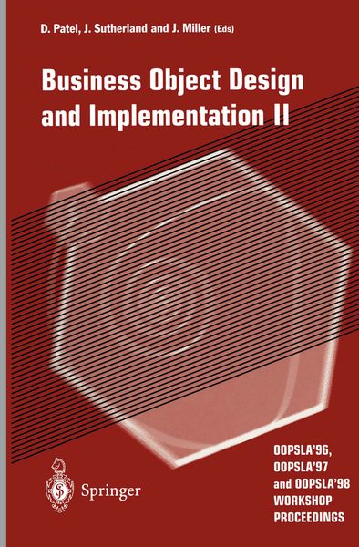 Produktbild: Business Object Design and Implementation II