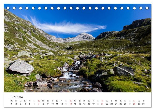 Produktbild: Tirol &ndash; Impressionen aus dem Alpenland (Tischkalender 2026 DIN A5 quer), CALVENDO Monatskalender