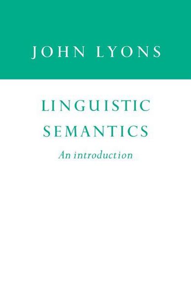 Produktbild: Linguistic Semantics: An Introduction