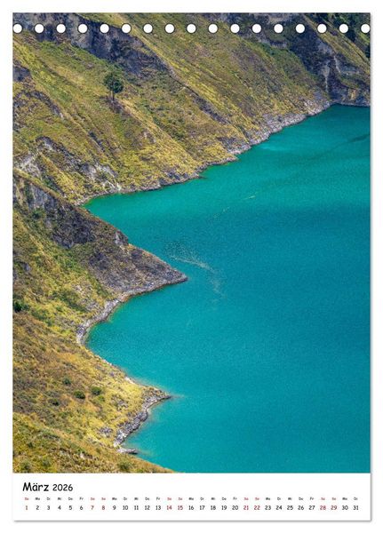 Produktbild: Traumhaftes Ecuador (Tischkalender 2026 DIN A5 hoch), CALVENDO Monatskalender