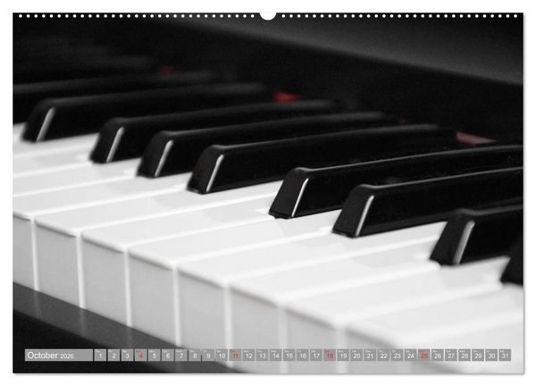 Produktbild: Music Magic of musical instruments (High Quality Premium Wall Calendar 2026 DIN A2 landscape),CALVENDO 12 Month Wall Calendar