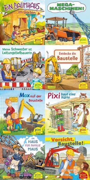 Produktbild: Pixi-8er-Set 311: Pixi auf der Baustelle (8x1 Exemplar)
