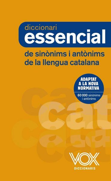 Produktbild: Diccionari essencial de sin&ograve;nims i ant&ograve;nims