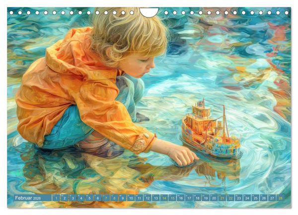 Produktbild: Am Wasser - Bei Sturm und Sonnenschein (Wandkalender 2026 DIN A4 quer), CALVENDO Monatskalender