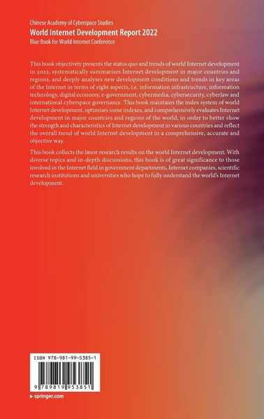 Produktbild: World Internet Development Report 2022