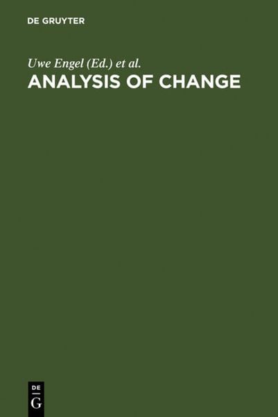 Produktbild: Analysis of Change