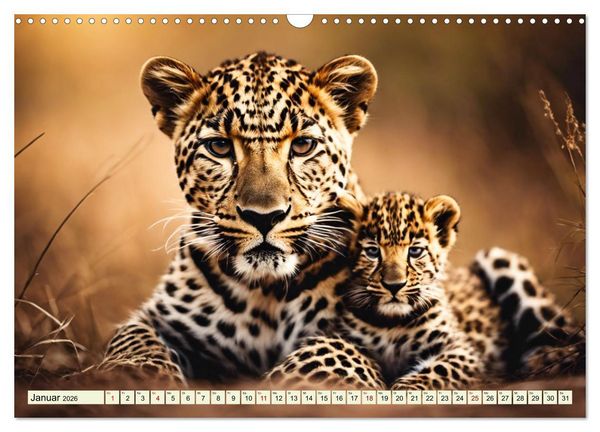 Produktbild: Gefleckte J&auml;ger (Wandkalender 2026 DIN A3 quer), CALVENDO Monatskalender