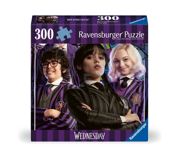 Produktbild: Erwachsenenpuzzle 300 Teile - Wednesday - Outcasts Are In