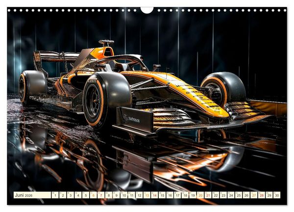 Produktbild: Rennwagen Fantasien (Wandkalender 2026 DIN A3 quer), CALVENDO Monatskalender