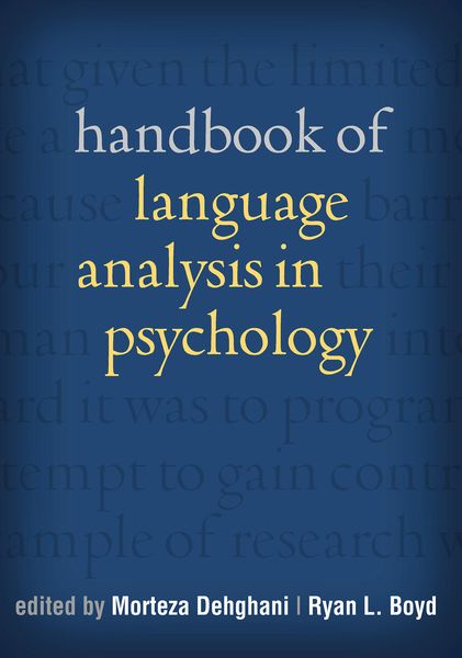 Produktbild: Handbook of Language Analysis in Psychology