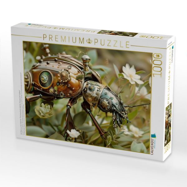 Produktbild: CALVENDO Puzzle Ein Motiv aus dem Kalender "Die fantastische Welt der Steampunk-Insekten" | 1000 Teile Lege-Gr&ouml;&szlig;e 64x48cm Foto-Puzzle f&uuml;r gl&uuml;ckliche S