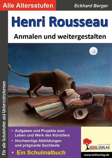 Produktbild: Henri Rousseau anmalen und weitergestalten