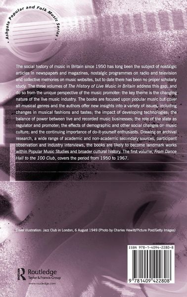 Produktbild: The History of Live Music in Britain, Volume I