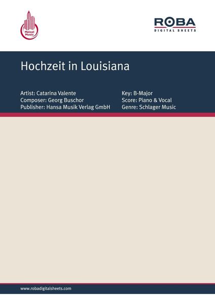 Produktbild: Hochzeit in Louisiana