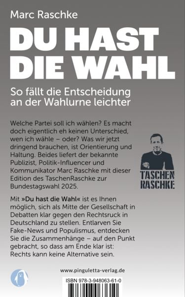 Produktbild: Du hast die Wahl SPIEGEL Bestseller Platz 1