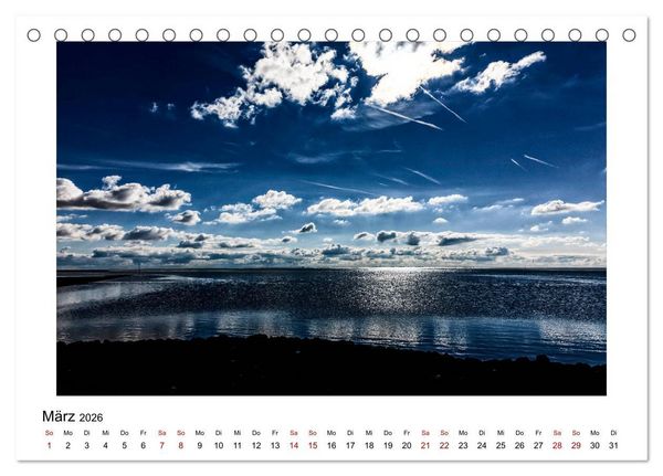 Produktbild: Friedrichskoog Spitze (Tischkalender 2026 DIN A5 quer), CALVENDO Monatskalender