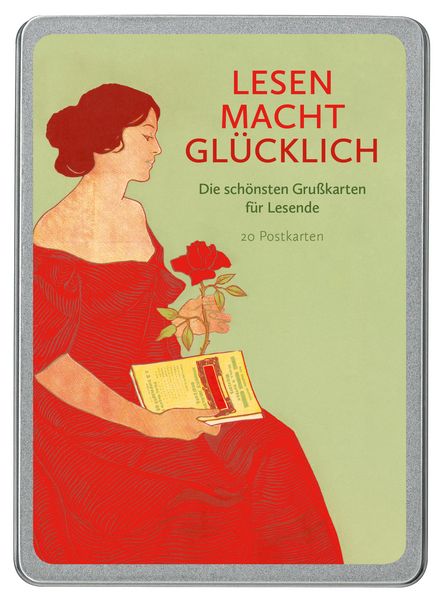 Produktbild: Lesen macht gl&uuml;cklich Postkarten
