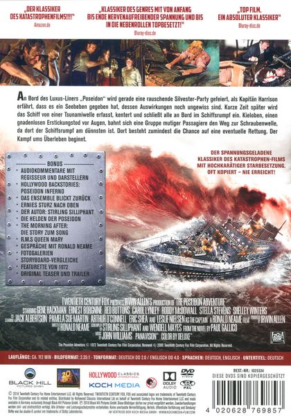 Produktbild: Poseidon Inferno - Die H&ouml;llenfahrt der Poseidon (+ Bonus-DVD)
