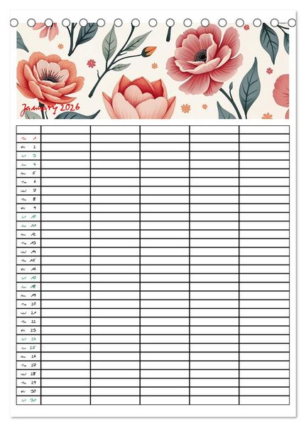 Produktbild: Home Planer (Desk Calendar 2026 DIN A5 portrait), CALVENDO 12 Month DeskCalendar