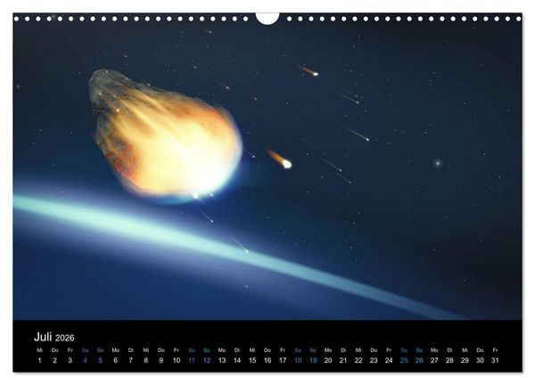 Produktbild: Weit entfernte unbekannte Welten (Wandkalender 2026 DIN A3 quer), CALVENDO Monatskalender