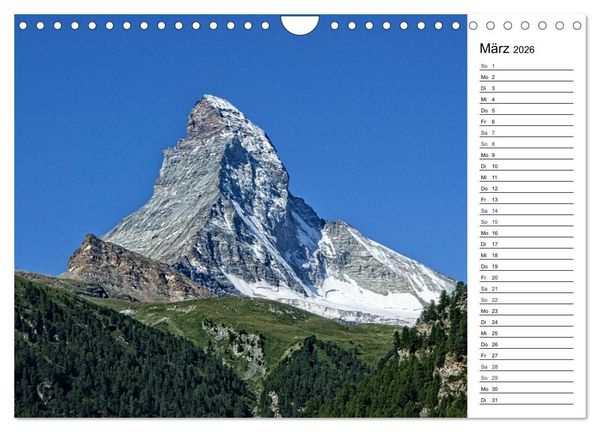 Produktbild: Matterhorn. Der Berg der Berge (Wandkalender 2026 DIN A4 quer), CALVENDO Monatskalender