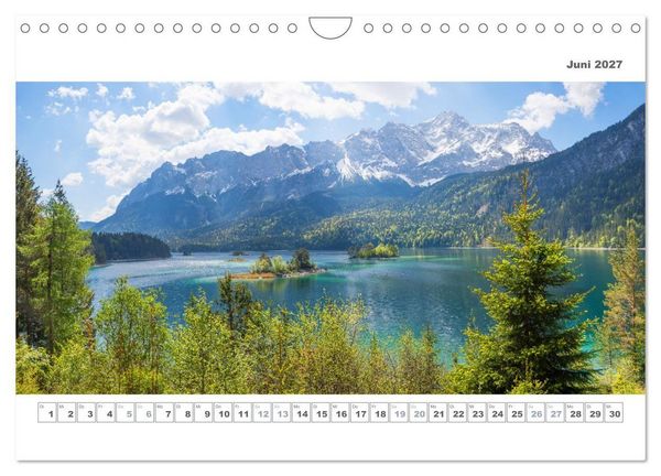 Produktbild: Ab in die Berge - Aussichtspl&auml;tze in den M&uuml;nchner Hausbergen (Wandkalender 2027 DIN A4 quer), CALVENDO Monatskalender