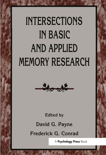 Produktbild: Intersections in Basic and Applied Memory Research