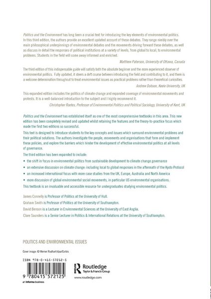 Produktbild: Politics and the Environment