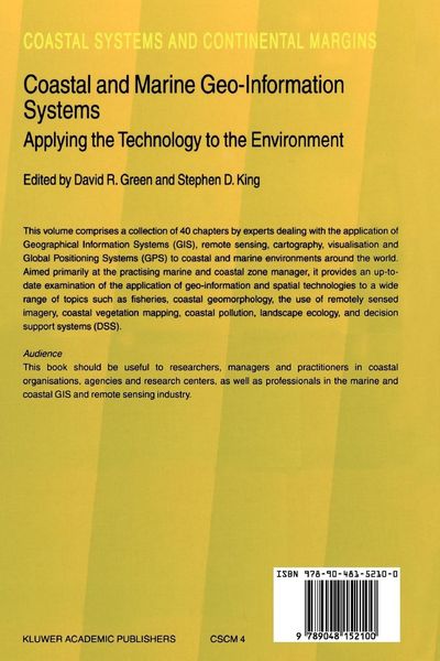 Produktbild: Coastal and Marine Geo-Information Systems